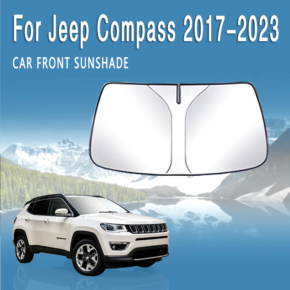 For Jeep Compass 2017-2023 2018 2019 Car Front Windshield Sunshade Heat Insulation Sun Visor Summer Auto Accessories Foldable
For Jeep Compass 2017-2023 2018 2019 Car Front Windshield Sunshade Heat Insulation Sun Visor Summer Auto Accessories Foldable