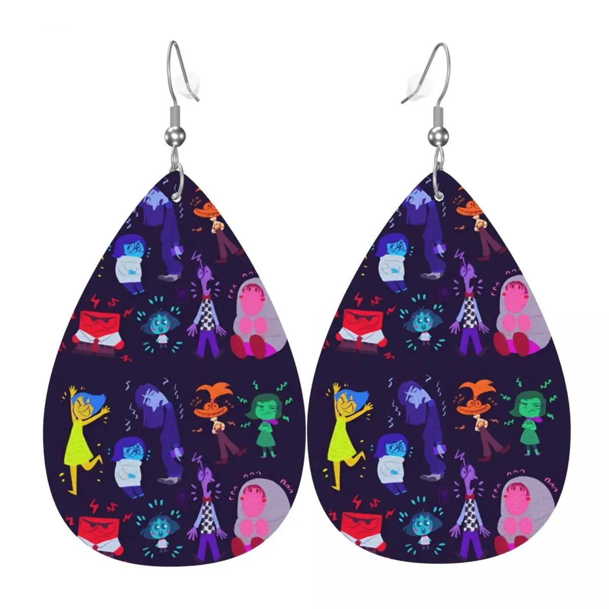 Кожаные серьги-подвески с мультяшным дизайном «Внутри и снаружи» для женщин, ювелирные аксессуары
Кожаные серьги-подвески с мультяшным дизайном «Внутри и снаружи» для женщин, ювелирные аксессуары