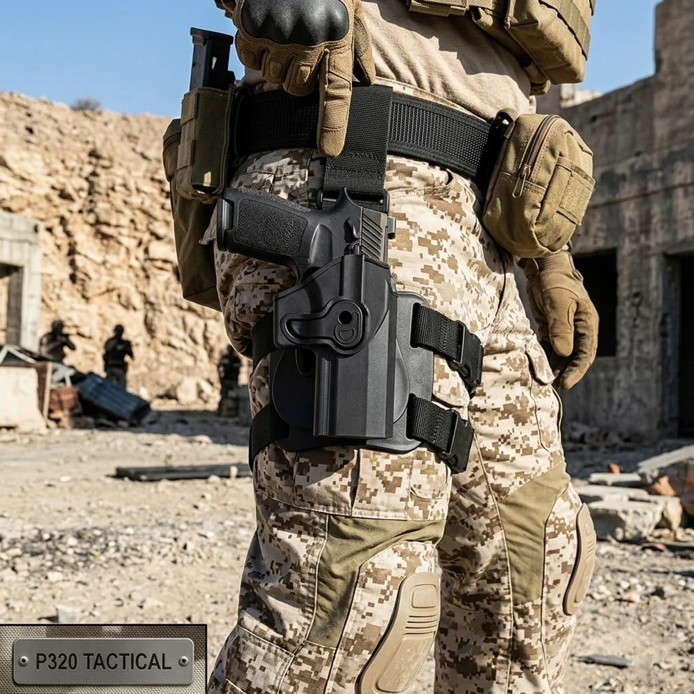 Tactical P320 Holster,for M17 M18 P12 P14 N12 P250,Quick Release Waist Belt Paddle Holster Combat Airsoft Gun Case
Tactical P320 Holster,for M17 M18 P12 P14 N12 P250,Quick Release Waist Belt Paddle Holster Combat Airsoft Gun Case
