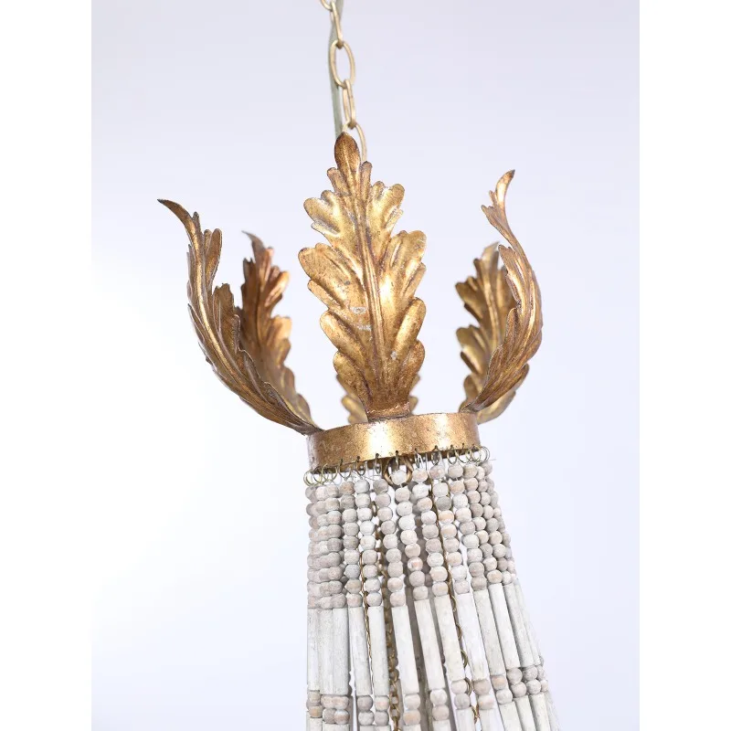 European, French and American rural retro chandeliers Bohemian wind wood beads string creative logs
European, French and American rural retro chandeliers Bohemian wind wood beads string creative logs