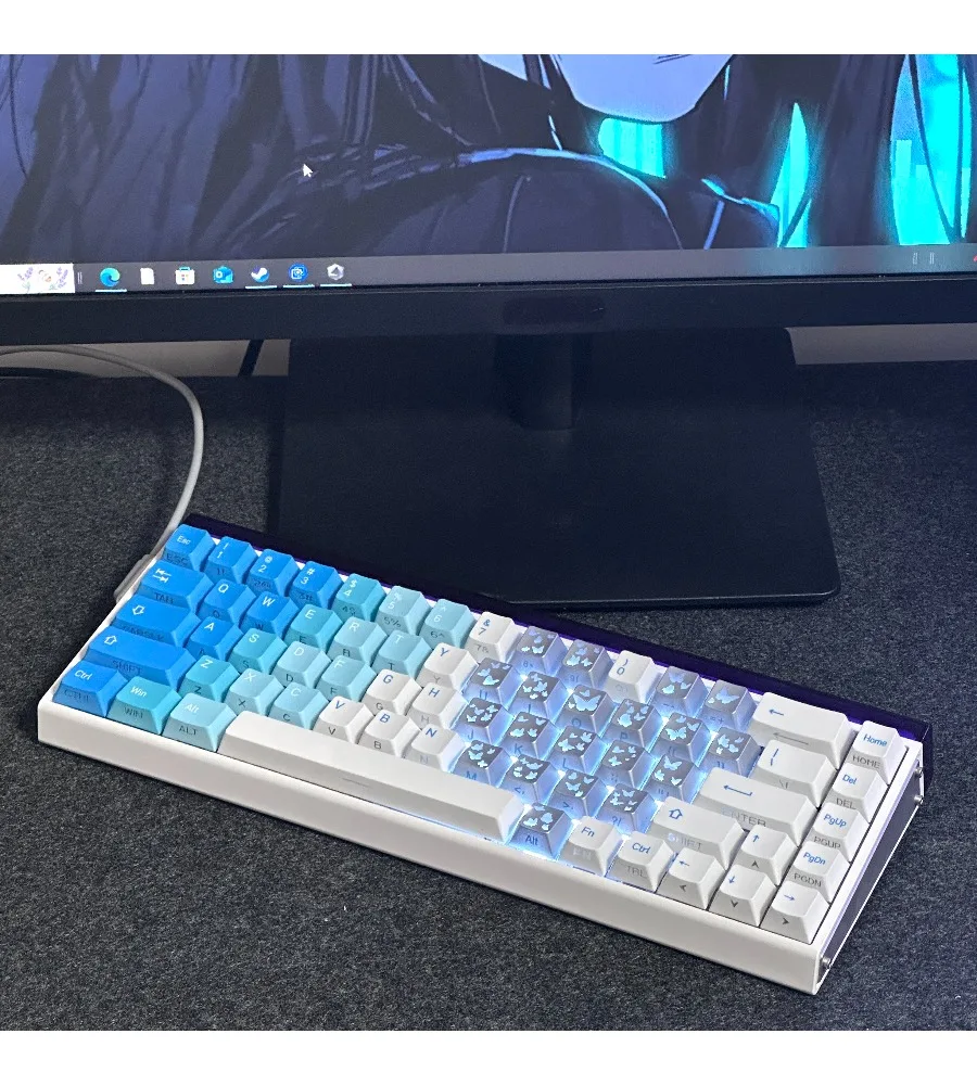 Sublimation PBT supports Maicong ATK Little Bee Meijia Lion Side-Engraved Double Butterfly Keycaps from the original factory
Sublimation PBT supports Maicong ATK Little Bee Meijia Lion Side-Engraved Double Butterfly Keycaps from the original factory