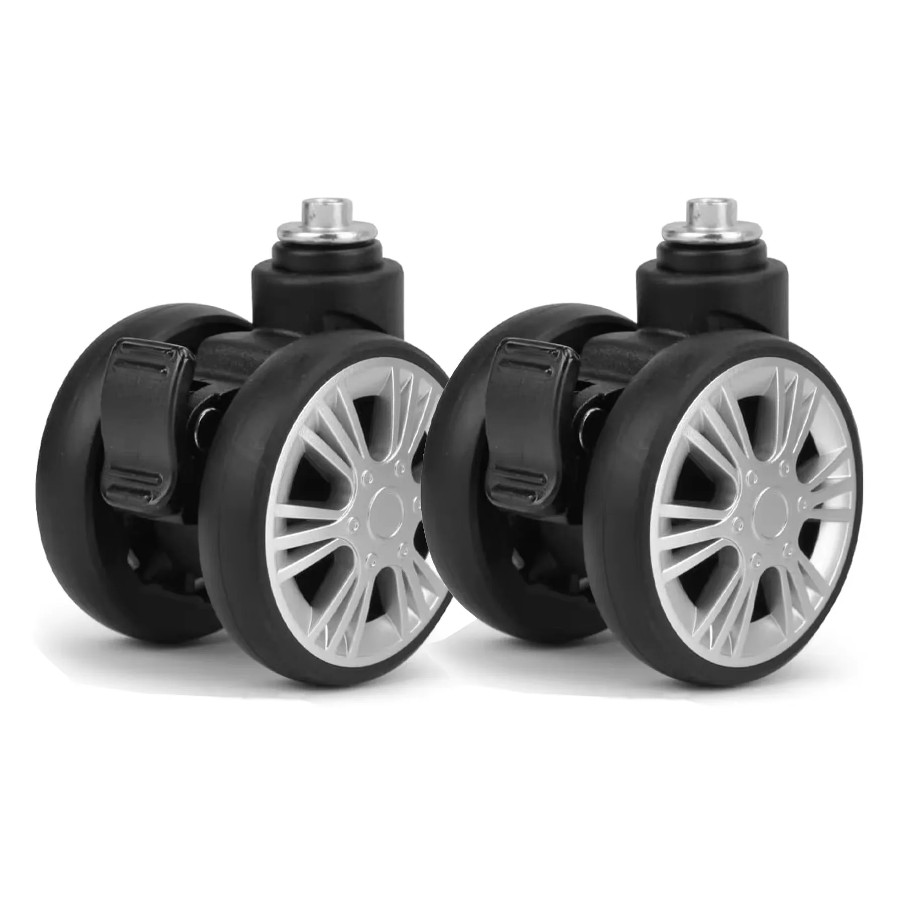 1/2Pcs Luggage Wheel w/h Brakes Travel Suitcase Replacement Wheels Trolley Caster Double Row 360° Spinner Repairing Caster Parts
1/2Pcs Luggage Wheel w/h Brakes Travel Suitcase Replacement Wheels Trolley Caster Double Row 360° Spinner Repairing Caster Parts