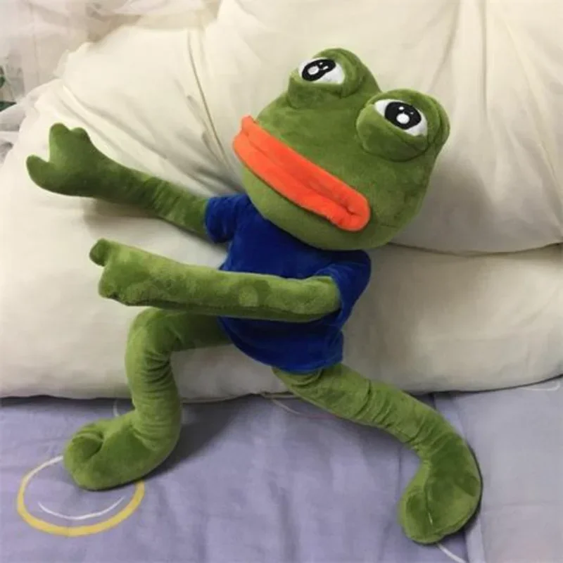 45cm Animal Sad Frog Plush Toy Soft Stuffed Pillow Magic Expression Pepe The Sad Frog Plush Doll Birthday GIfts For Girls Boys
45cm Animal Sad Frog Plush Toy Soft Stuffed Pillow Magic Expression Pepe The Sad Frog Plush Doll Birthday GIfts For Girls Boys