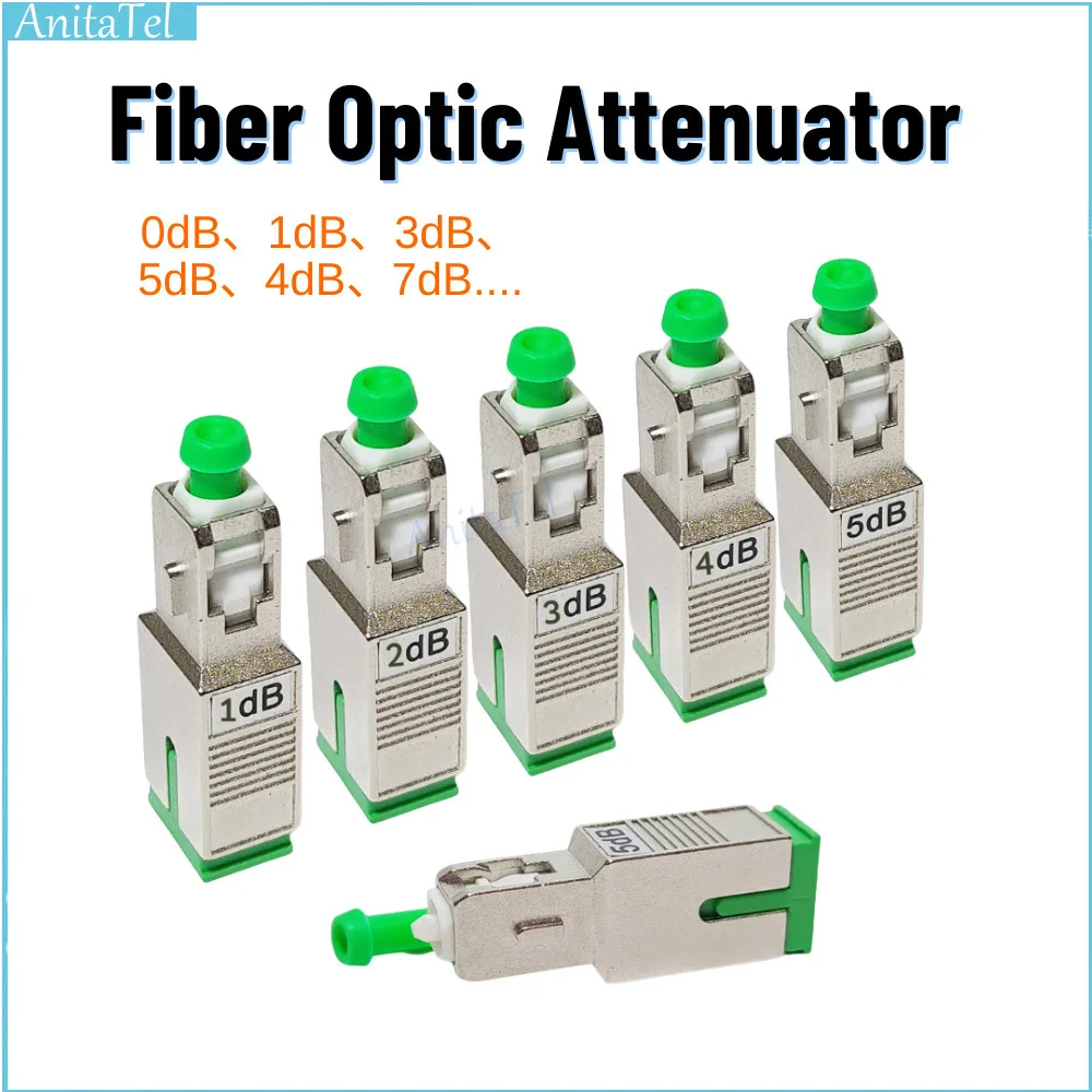 5Pcs Female To Male 0-15Db SC APC Fiber Optic Attenuator FTTH
5Pcs Female To Male 0-15Db SC APC Fiber Optic Attenuator FTTH