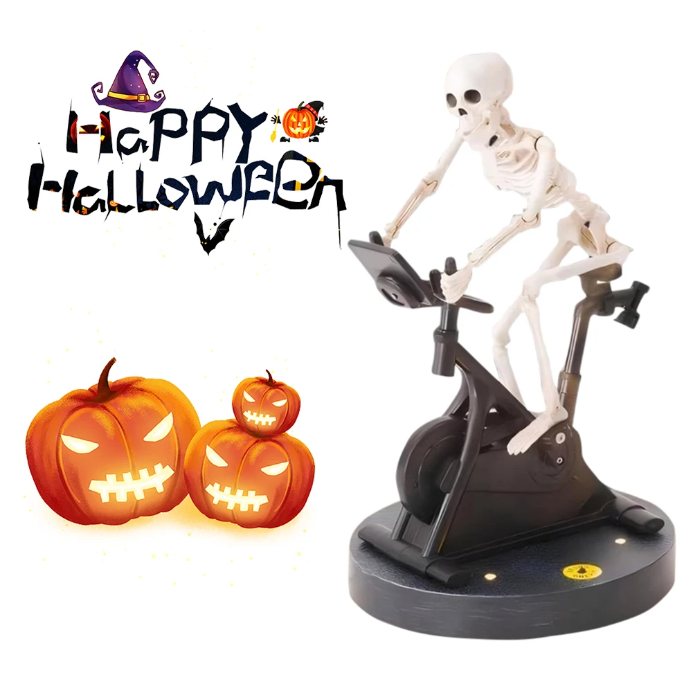 Resin Halloween Skeleton Decor Skeletons Statue Skeleton Riding An Exercise Bike Halloween Decorations
Resin Halloween Skeleton Decor Skeletons Statue Skeleton Riding An Exercise Bike Halloween Decorations