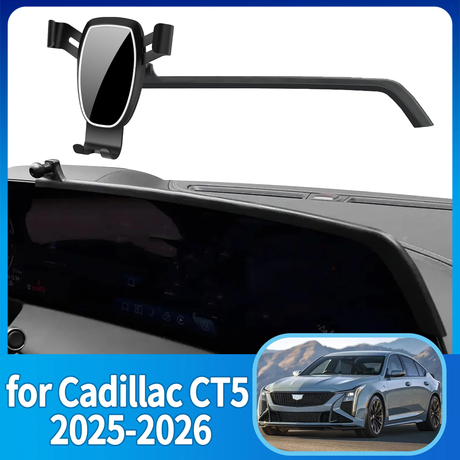 fit for Cadillac CT5 2025 2026 Anti-Shake Screen Base Phone Holder Mount Stand Dedicated Car accessoires
fit for Cadillac CT5 2025 2026 Anti-Shake Screen Base Phone Holder Mount Stand Dedicated Car accessoires