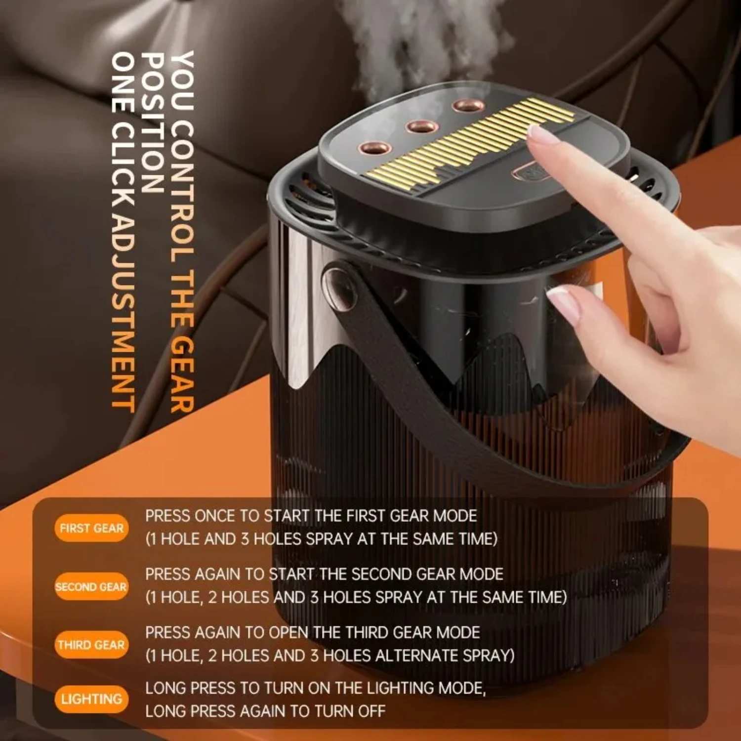 Creative Humidifier Household Atomizer 3L Large Capacity Three Jet USB Silent Desktop Bedroom Dormitory Office Night Light
Creative Humidifier Household Atomizer 3L Large Capacity Three Jet USB Silent Desktop Bedroom Dormitory Office Night Light