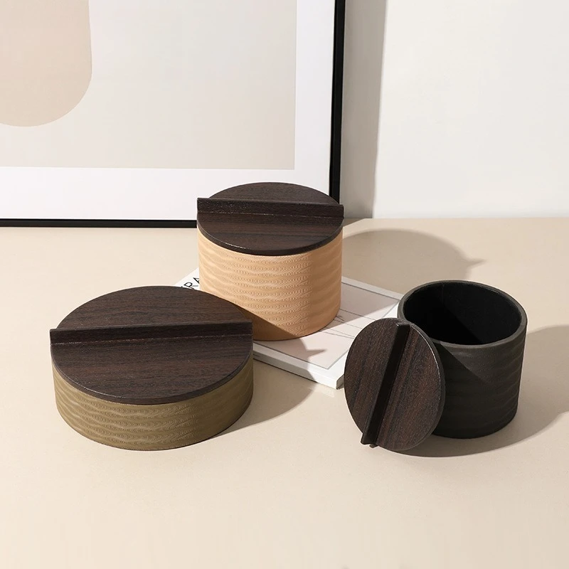 New Chinese minimalist creative corrugated cylinder decoration box club living room sideboard desktop storage ornament
New Chinese minimalist creative corrugated cylinder decoration box club living room sideboard desktop storage ornament