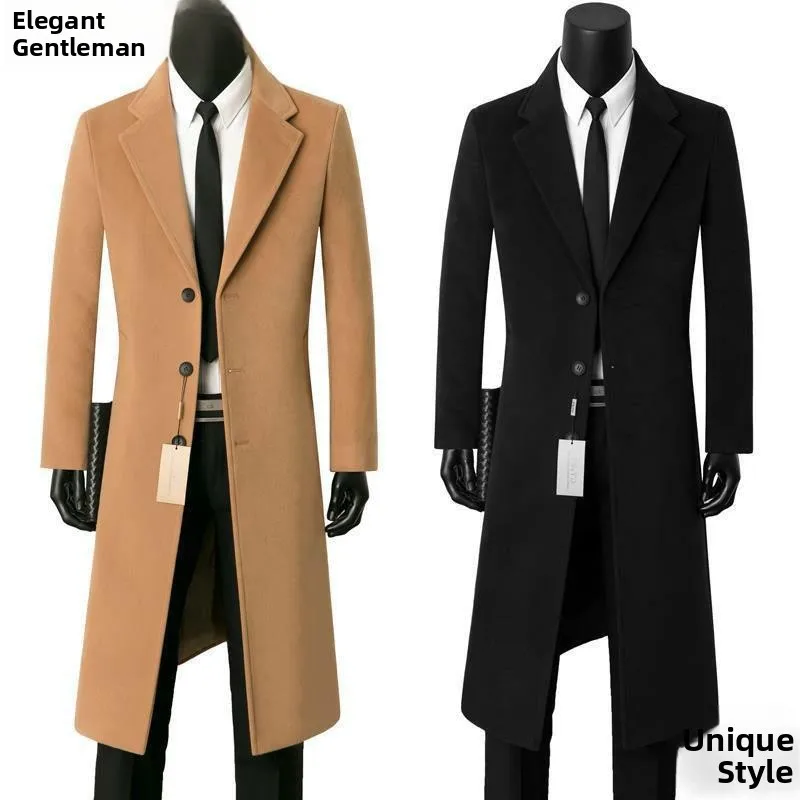 Warm Woolen Autumn Winter Coat Casual Business Style Windbreaker Suit Collar Dad Jacket Youthful Vitality Island Wool Material
Warm Woolen Autumn Winter Coat Casual Business Style Windbreaker Suit Collar Dad Jacket Youthful Vitality Island Wool Material