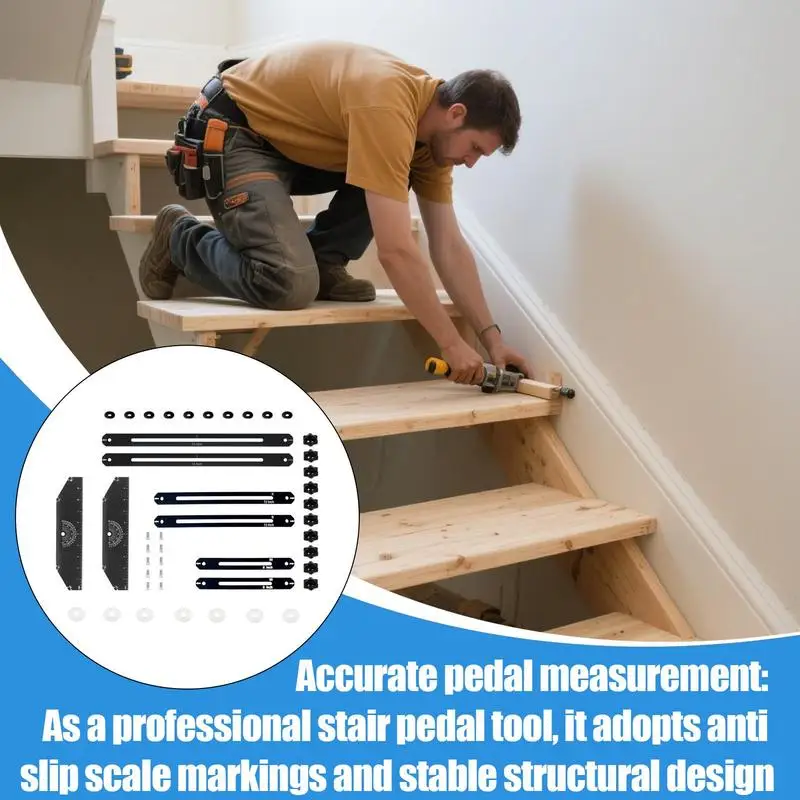 Stair Measuring Tool Aluminum Alloy Stair Gauge Tool Multifunctional Step Measuring Template Jig For Family Villas Duplex
Stair Measuring Tool Aluminum Alloy Stair Gauge Tool Multifunctional Step Measuring Template Jig For Family Villas Duplex