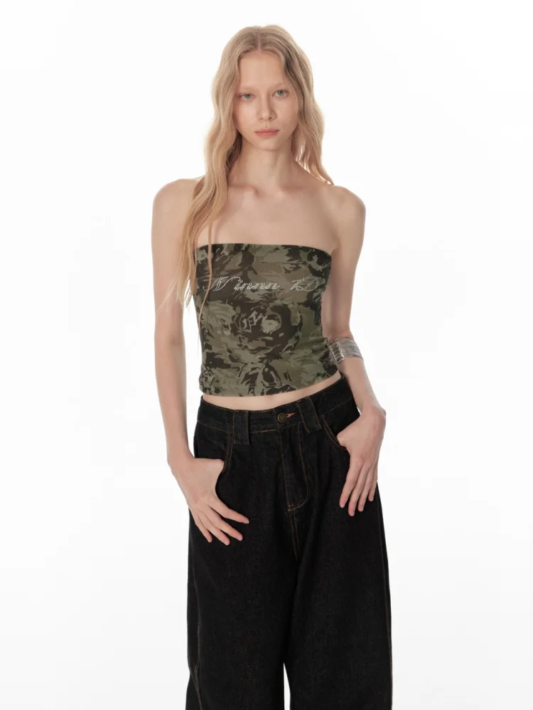 Retro American Spicy Girl Slim Fit Summer Casual Print High Elastici Tube Top T-irt Two-Way Wear Women's Street Sle o...
Retro American Spicy Girl Slim Fit Summer Casual Print High Elastici Tube Top T-irt Two-Way Wear Women's Street Sle o...