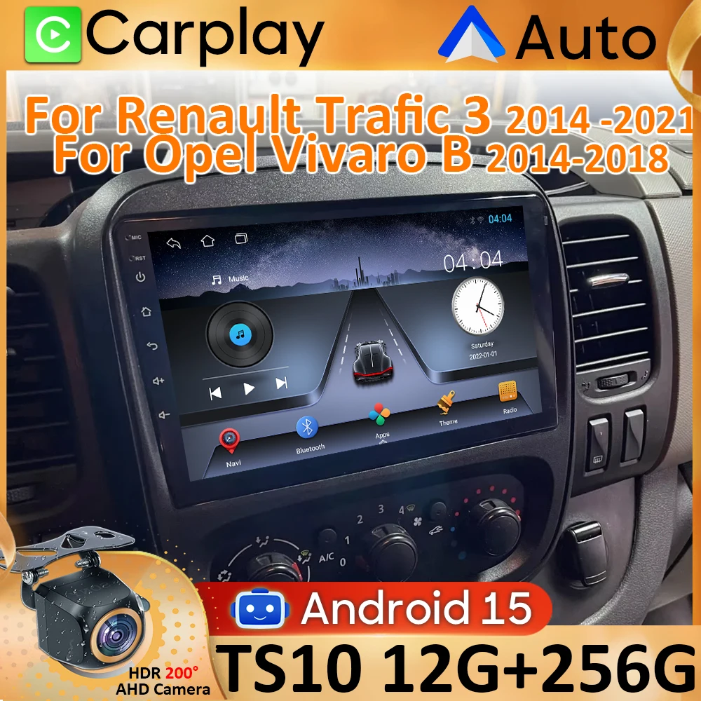 Car Radio Android 15 For Renault Trafic 3 2014 - 2021 For Opel Vivaro B 2014 - 2018 Navigation GPS Android Auto Carplay No 2din
Car Radio Android 15 For Renault Trafic 3 2014 - 2021 For Opel Vivaro B 2014 - 2018 Navigation GPS Android Auto Carplay No 2din