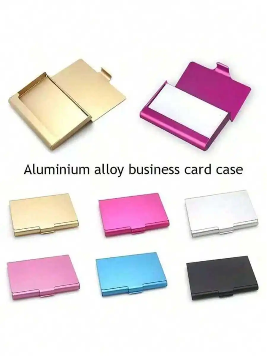 1 Creative Business Card Box, Aluminum Alloy Business Card Box, Business Card Holder, Business Card Holder, Business Card Holder, Card Storage, Business Card Storage, Credit Card Case, Wallet, Home Storage Box, Office Supplies And Office Storage.
1 Creative Business Card Box, Aluminum Alloy Business Card Box, Business Card Holder, Business Card Holder, Business Card Holder, Card Storage, Business Card Storage, Credit Card Case, Wallet, Home Storage Box, Office Supplies And Office Storage.
