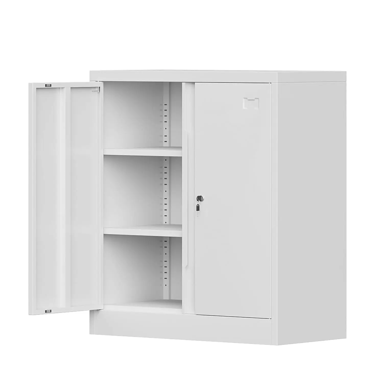 Черный металлический шкаф для хранения 36 дюймов (высота) с 2 регулируемыми полками и замком для дома, гаража, офиса, школы, на заказ
Черный металлический шкаф для хранения 36 дюймов (высота) с 2 регулируемыми полками и замком для дома, гаража, офиса, школы, на заказ