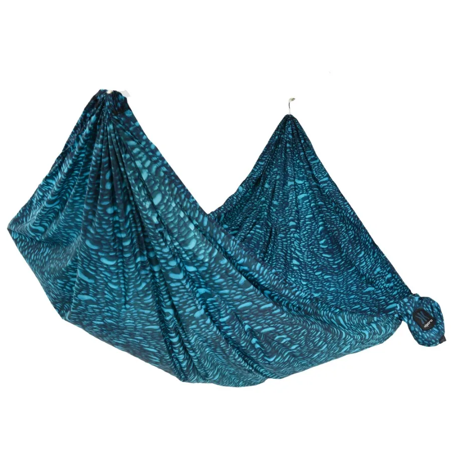 Cayman Blue Iguana Journey Print Ultralight Polyester Hammock Open Size: 108 in. L x 57 in. W
Cayman Blue Iguana Journey Print Ultralight Polyester Hammock Open Size: 108 in. L x 57 in. W