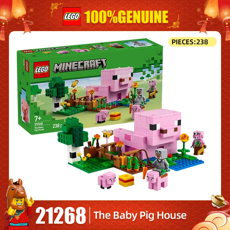 LEGO Building Blocks My World Series 21268 Pig Baby House Children's Puzzle Building Blocks Toy Gift
LEGO Building Blocks My World Series 21268 Pig Baby House Children's Puzzle Building Blocks Toy Gift