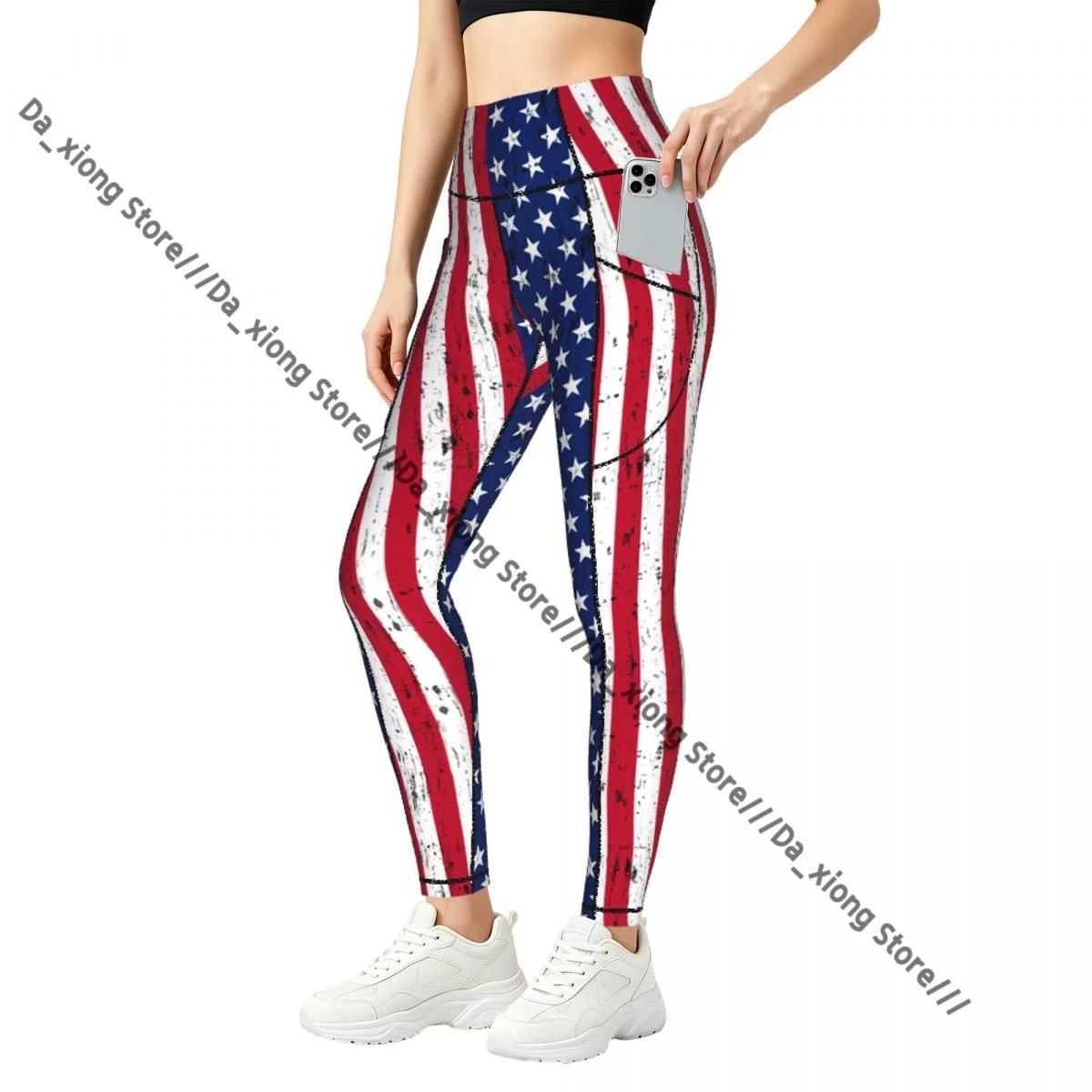 American Flag Stars Stripes Yoga Pants Women Elastic Soft Gym Workout Trousers
American Flag Stars Stripes Yoga Pants Women Elastic Soft Gym Workout Trousers