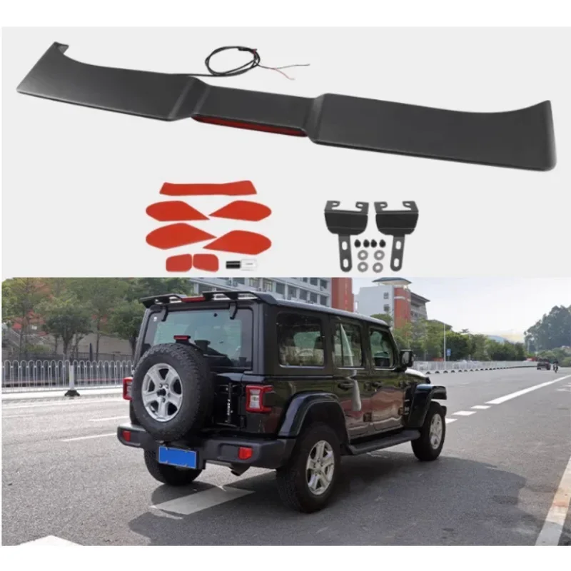 ABS Matte Black Car Rear Wing Trunk Lip Roof Spoiler For Jeep Wrangler JK 2007-2017 JL 2018-2023
ABS Matte Black Car Rear Wing Trunk Lip Roof Spoiler For Jeep Wrangler JK 2007-2017 JL 2018-2023