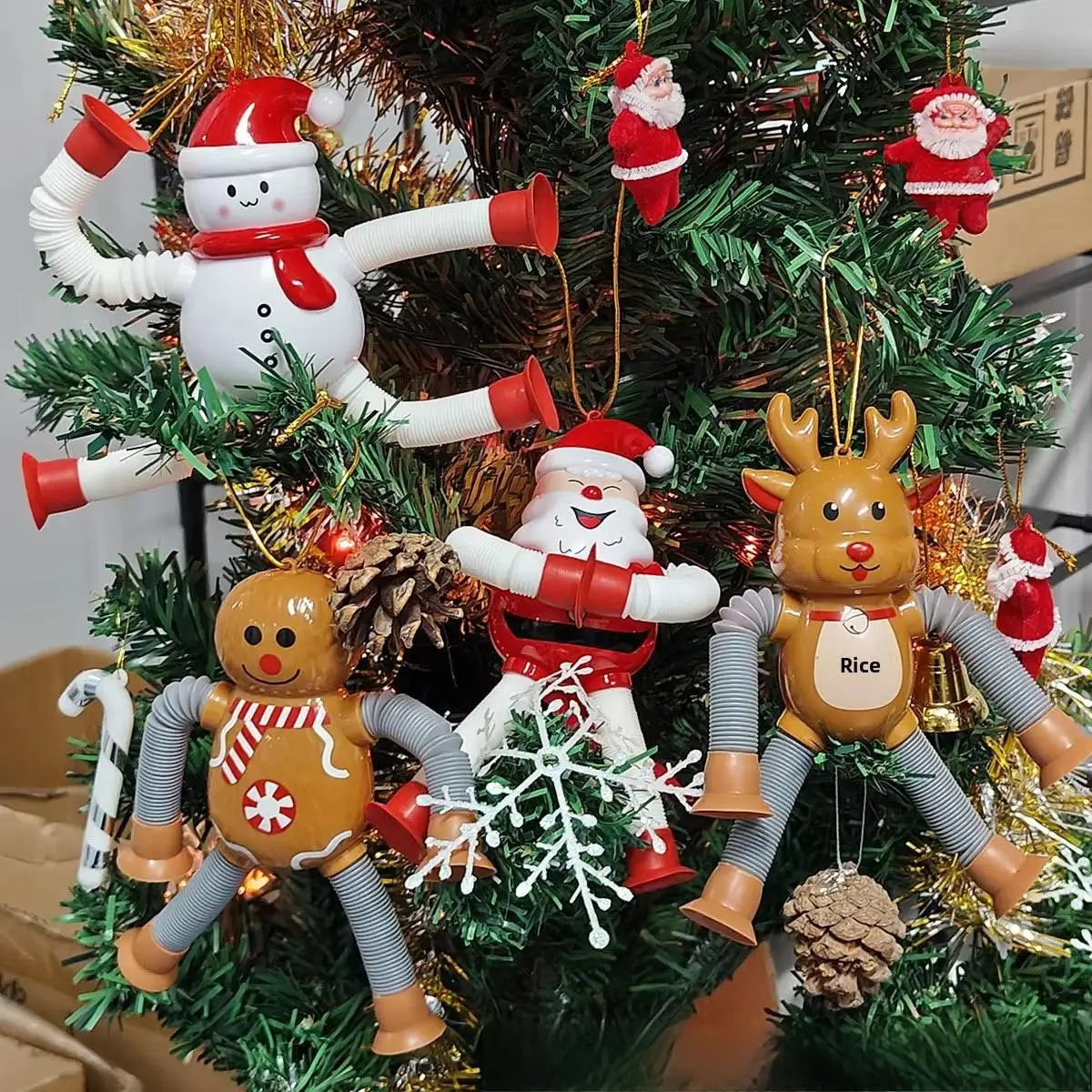 Christmas Extendable Snowman Pendant Christmas Tree Hanging Elk Ornament Christmas Retractable Santa Claus Pendant
Christmas Extendable Snowman Pendant Christmas Tree Hanging Elk Ornament Christmas Retractable Santa Claus Pendant