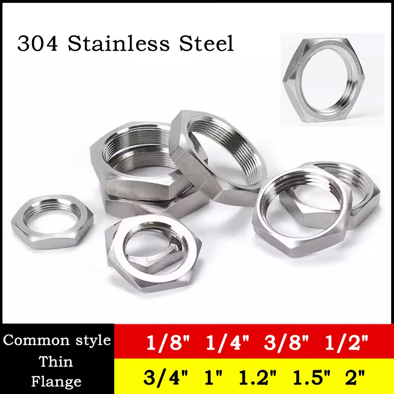 1pc 304 Stainless Steel Hexagonal Nut/Flange Nut Water Tank Joint Locking Nut Pipe Fitting 1"~2" BSP Female Thread Hexagonal Cap
1pc 304 Stainless Steel Hexagonal Nut/Flange Nut Water Tank Joint Locking Nut Pipe Fitting 1"~2" BSP Female Thread Hexagonal Cap