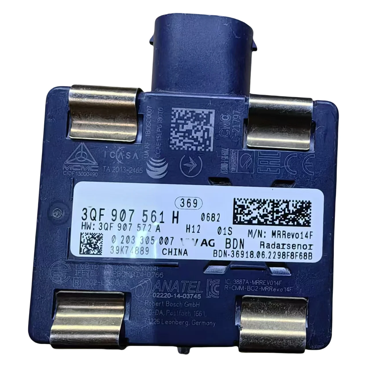 3QF907561H cruise control distance radar sensor suitable for Volkswagen Arteon Golf SKODA
3QF907561H cruise control distance radar sensor suitable for Volkswagen Arteon Golf SKODA