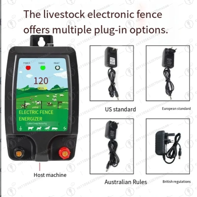 Electric Fence Energizer High Voltage Pulse Charger for Livestock Farm Animal Cattle Sheep
Electric Fence Energizer High Voltage Pulse Charger for Livestock Farm Animal Cattle Sheep