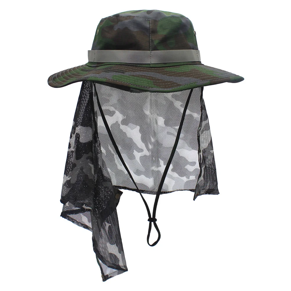 1Pcs Camouflage Caps with Fine Mesh Net Elasted Neck Protection from Biting Insects for Hiking Fishing Camping Travel Reusable
1Pcs Camouflage Caps with Fine Mesh Net Elasted Neck Protection from Biting Insects for Hiking Fishing Camping Travel Reusable