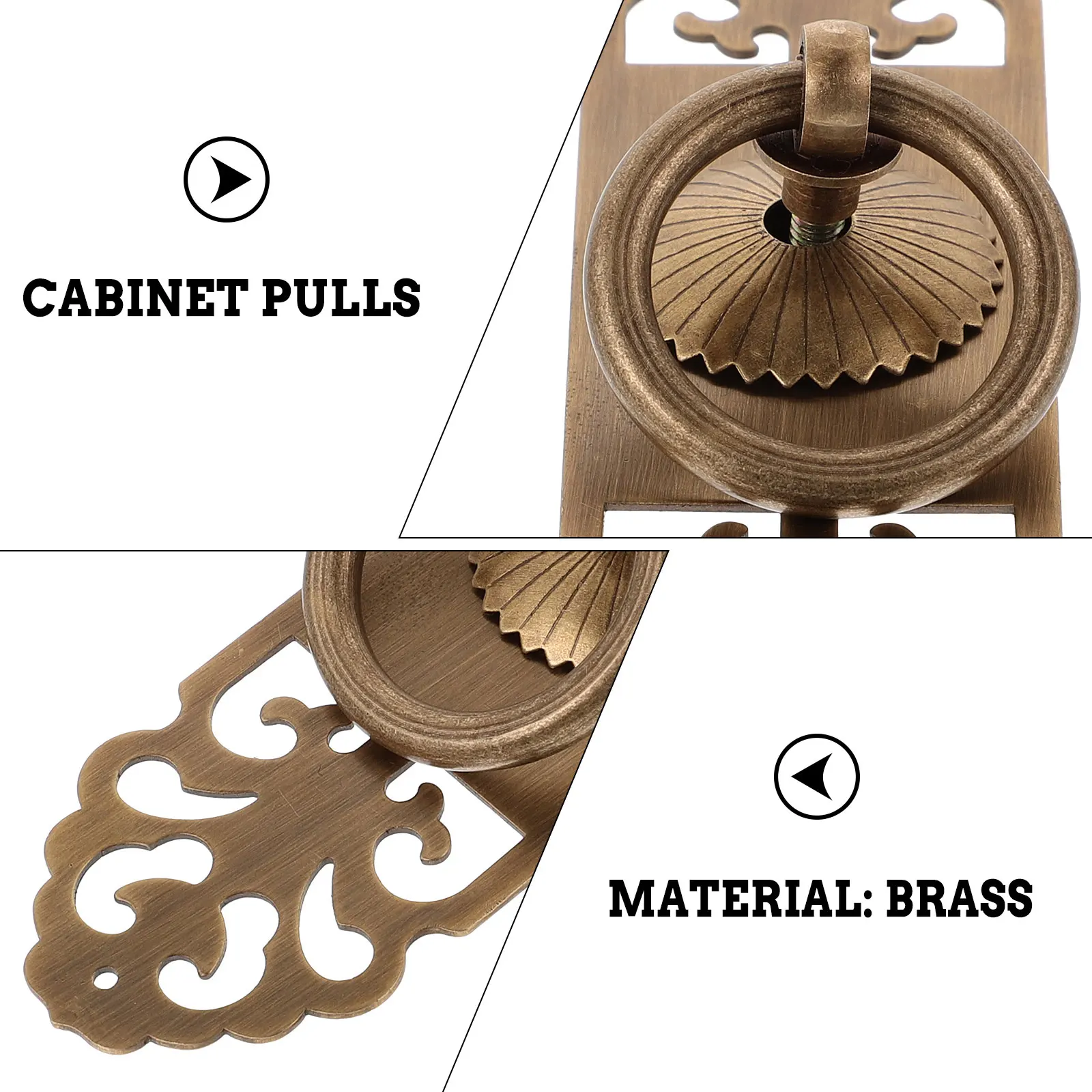 1Set Vintage Pull Handle Solid Brass Wear Resistant Cabinet Knob for Drawer Wardrobe Bookcase Home Decor Replacement
1Set Vintage Pull Handle Solid Brass Wear Resistant Cabinet Knob for Drawer Wardrobe Bookcase Home Decor Replacement