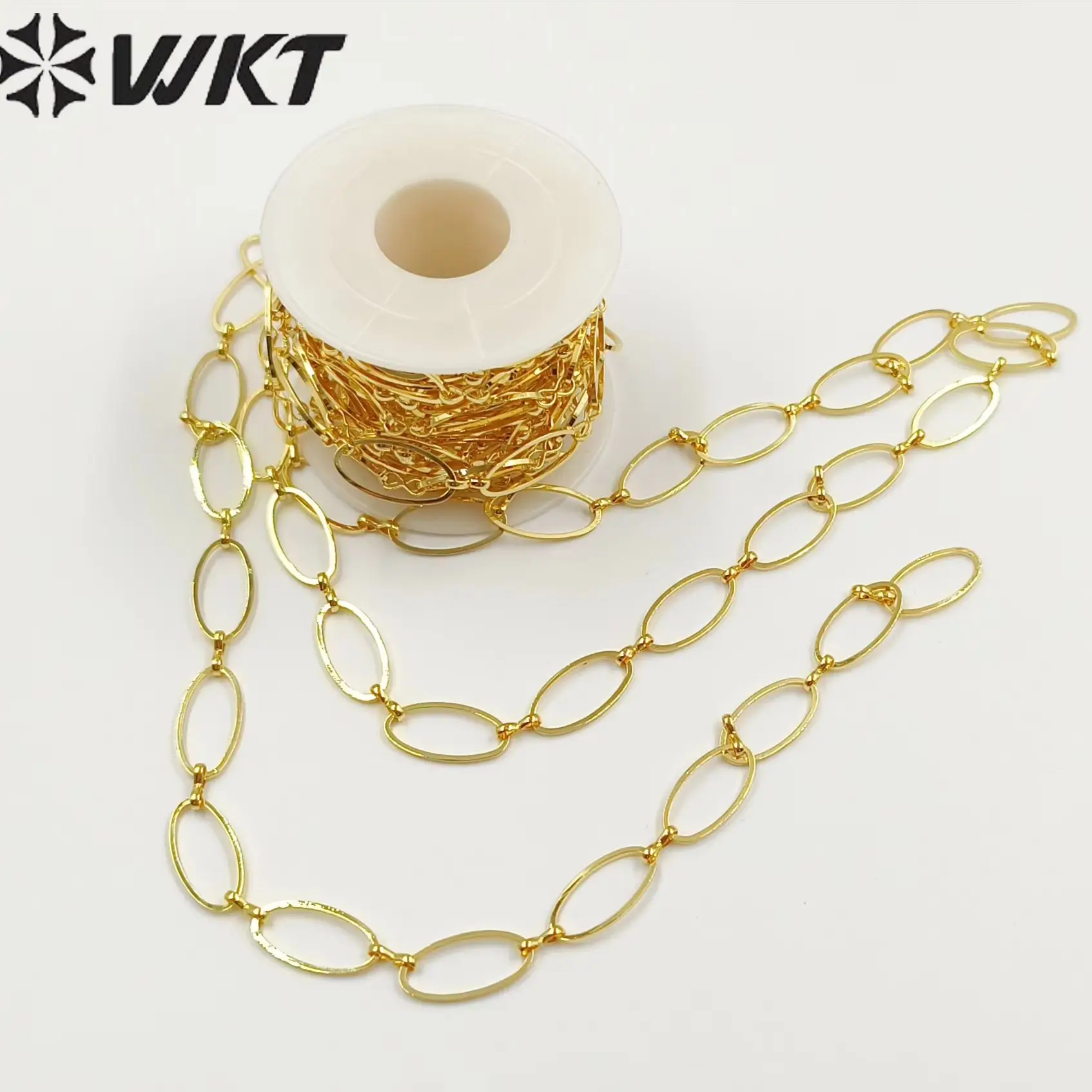 WT-BC193 WKT 2025 New Design Yellow Brass Chain Elegant Good Quality Jewelry Women Party Attractive Brass Necklace Hot Sale
WT-BC193 WKT 2025 New Design Yellow Brass Chain Elegant Good Quality Jewelry Women Party Attractive Brass Necklace Hot Sale