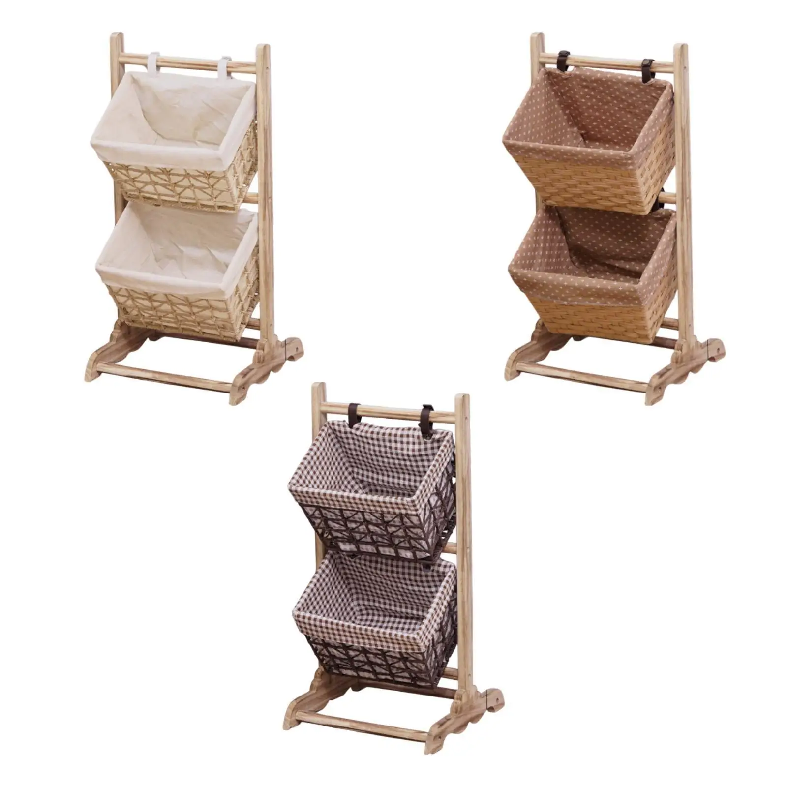 Wooden Storage Basket Floor Rack Wood Frame Bookshelf Heavy Duty 2 Tier Organizer Storage Rack Stand for Living Room Bathroom
Wooden Storage Basket Floor Rack Wood Frame Bookshelf Heavy Duty 2 Tier Organizer Storage Rack Stand for Living Room Bathroom