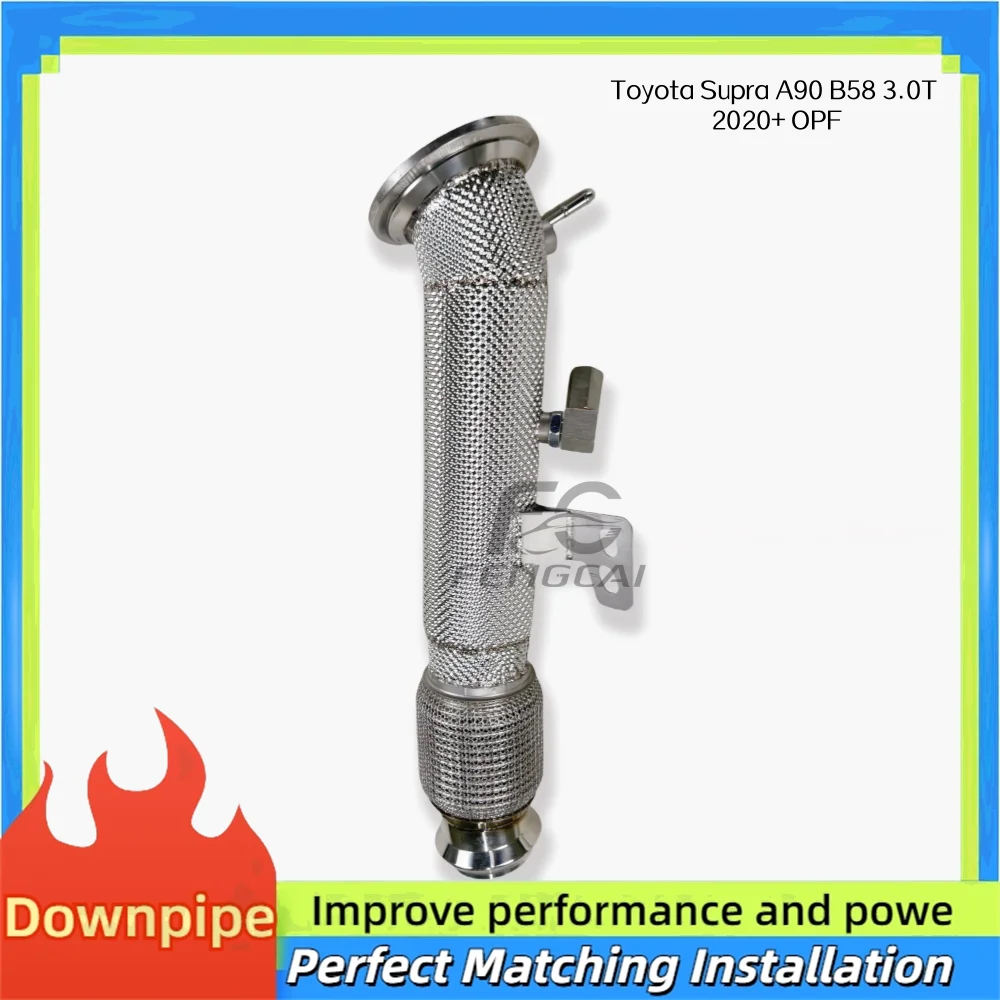 Спортивная головка из нержавеющей стали с изолированной прямой водосточной трубой для Toyota Supra A90 B58 3.0T 2020+ OPF Edition Racing Performance 
Спортивная головка из нержавеющей стали с изолированной прямой водосточной трубой для Toyota Supra A90 B58 3.0T 2020+ OPF Edition Racing Performance