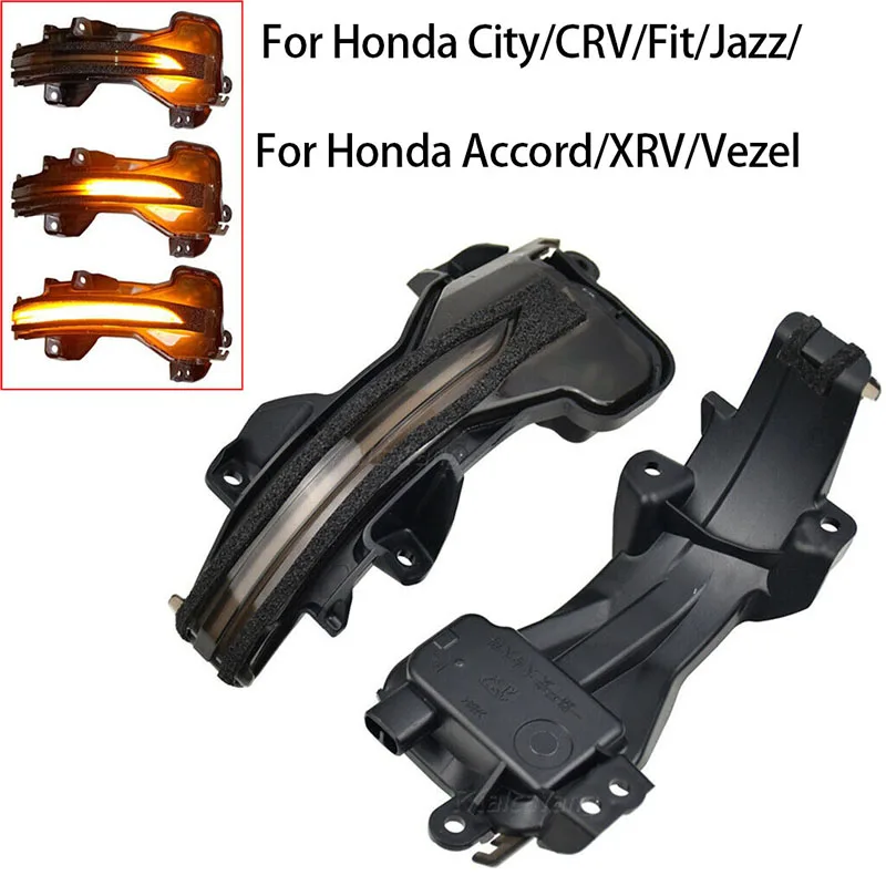 For Honda City/CRV/Fit/Jazz/Accord/XRV/Vezel LED Dynamic Side Mirror Turn Signal Flowing Yellow Blinker Light Black Housing
For Honda City/CRV/Fit/Jazz/Accord/XRV/Vezel LED Dynamic Side Mirror Turn Signal Flowing Yellow Blinker Light Black Housing