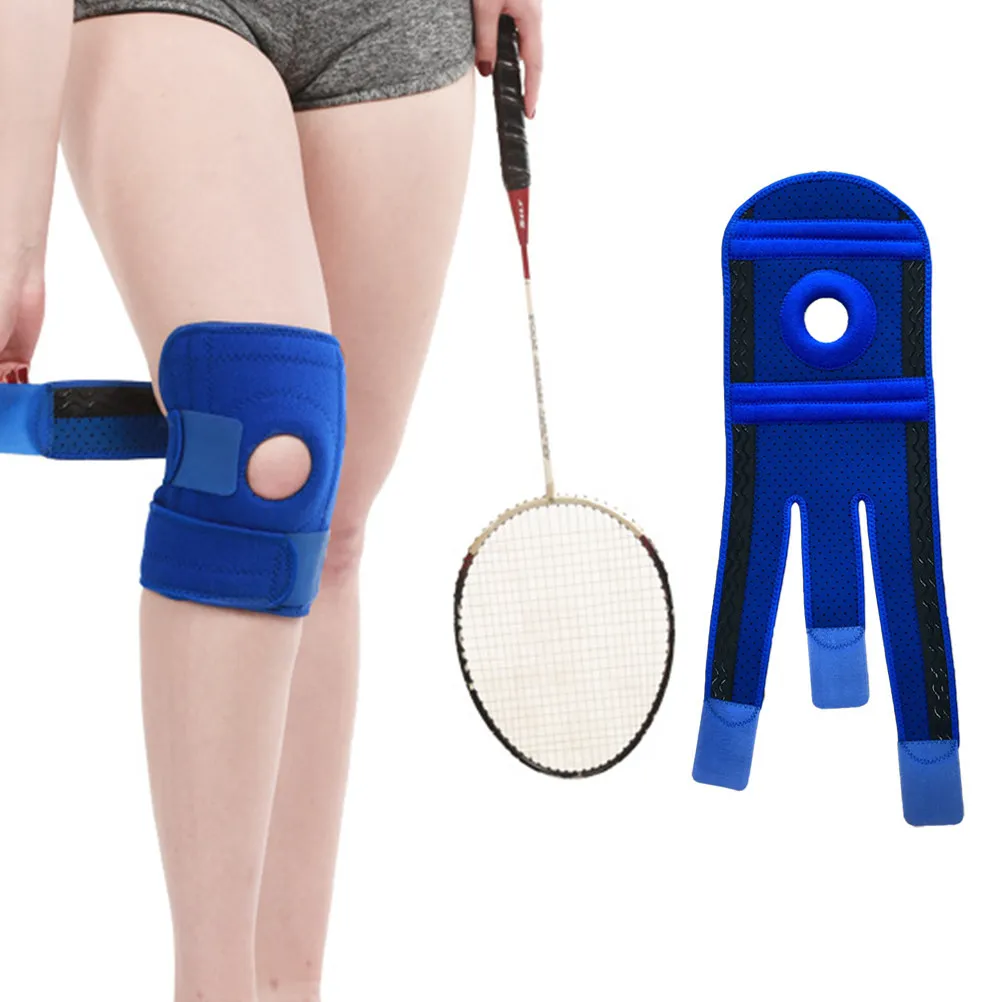 Blue Free Size Knee Protector Outdoor Sports Fitness Elastic Knee Sleeve Support Breathable Leg Brace Pads for Basketball
Blue Free Size Knee Protector Outdoor Sports Fitness Elastic Knee Sleeve Support Breathable Leg Brace Pads for Basketball