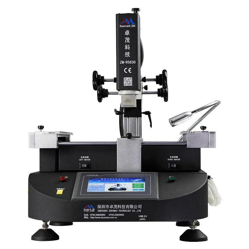 Grade One Bga Rework Station Seamark ZM-5830 Hot air Smd Soldering Station for ps3 Sumsung Phone Motherboard Bga Rework System
Grade One Bga Rework Station Seamark ZM-5830 Hot air Smd Soldering Station for ps3 Sumsung Phone Motherboard Bga Rework System