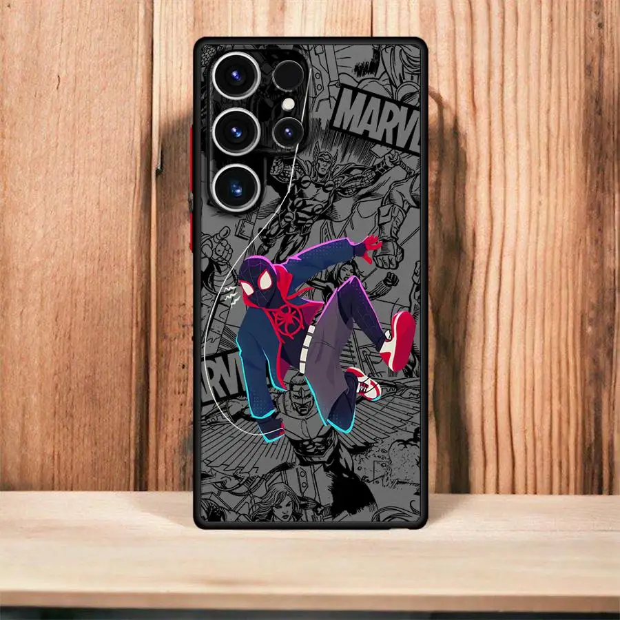 Marvel Spiderman Case for Samsung Galaxy S25 S23 Ultra S24 FE S22 Plus S20 S21 S10 Note 20 10 Matte Funda Back Phone Cover Shell
Marvel Spiderman Case for Samsung Galaxy S25 S23 Ultra S24 FE S22 Plus S20 S21 S10 Note 20 10 Matte Funda Back Phone Cover Shell