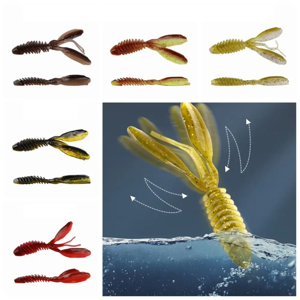 10Pcs Lot Portable PVC Fishing Lure Soft Twin Tail Soft Bait Shrimp Type 95MM Shrimp Type Bait Fishing
10Pcs Lot Portable PVC Fishing Lure Soft Twin Tail Soft Bait Shrimp Type 95MM Shrimp Type Bait Fishing