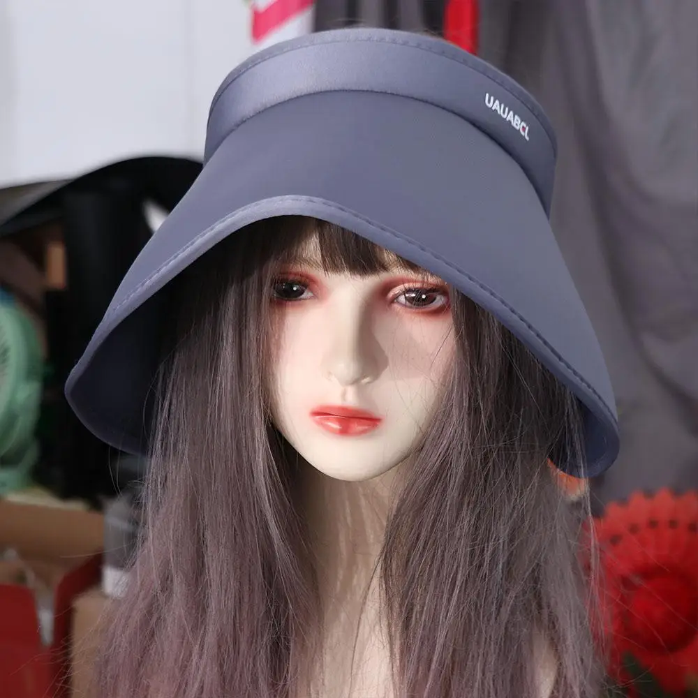 Simple UV Protection Empty Top Cap Foldable Sunscreen Women Sun Hat Big Brim Visor Hat Sun Protection Cap Summer
Simple UV Protection Empty Top Cap Foldable Sunscreen Women Sun Hat Big Brim Visor Hat Sun Protection Cap Summer