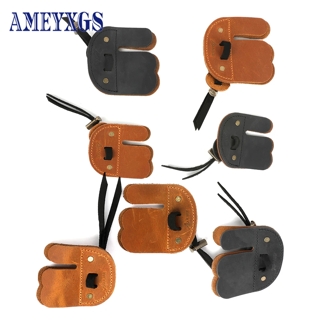 Archery Cowhide Finger Guard Protecting Pad S/M/L Adjustable Left/Right Hand for Recurve Bow Fingers Protector Hunting
Archery Cowhide Finger Guard Protecting Pad S/M/L Adjustable Left/Right Hand for Recurve Bow Fingers Protector Hunting