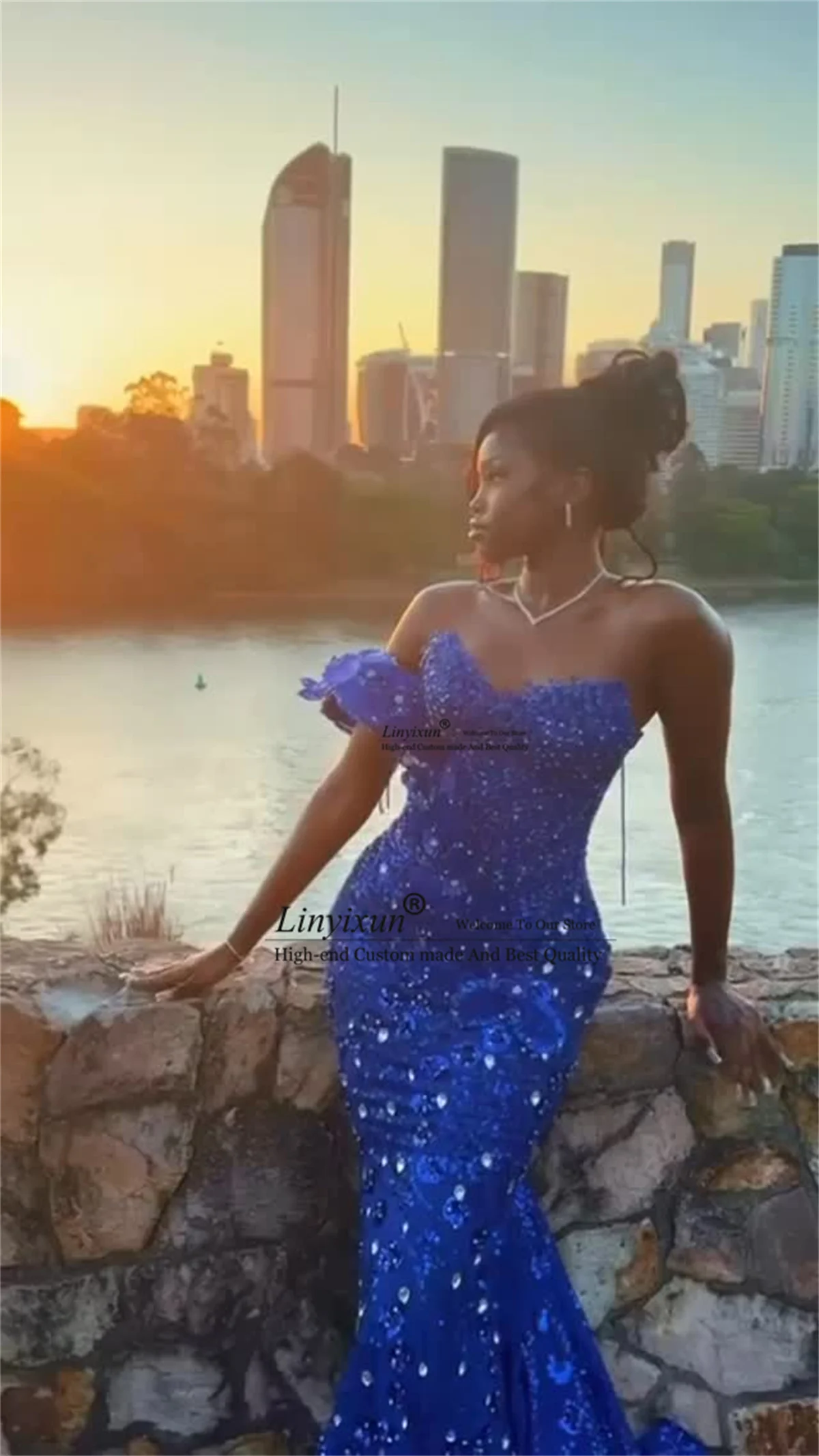 Блестящие платья-русалка с стразами и пайетками для выпускного вечера, свадебные и вечерние платья для темнокожих девушек, длинные вечерние платья Aso Ebi
Блестящие платья-русалка с стразами и пайетками для выпускного вечера, свадебные и вечерние платья для темнокожих девушек, длинные вечерние платья Aso Ebi