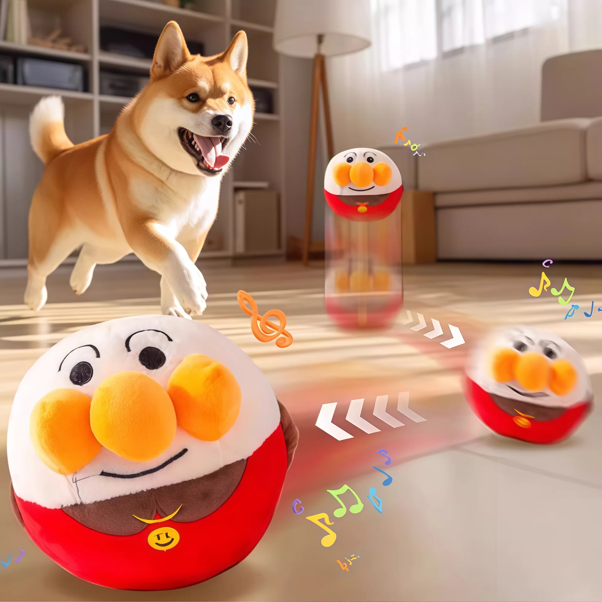 Interactive Dog Toys Puzzle Smart Electric Plush Jumping Ball USB Rechargeable Clown Cartoon Dog Training Toy Piggy Pet Product
Interactive Dog Toys Puzzle Smart Electric Plush Jumping Ball USB Rechargeable Clown Cartoon Dog Training Toy Piggy Pet Product