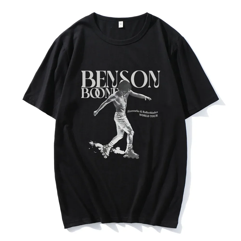 2025 Pop Tour singer Benson Boone character album pattern print 100% pure cotton short-sleeved T-shirt, high-quality clothing
2025 Pop Tour singer Benson Boone character album pattern print 100% pure cotton short-sleeved T-shirt, high-quality clothing