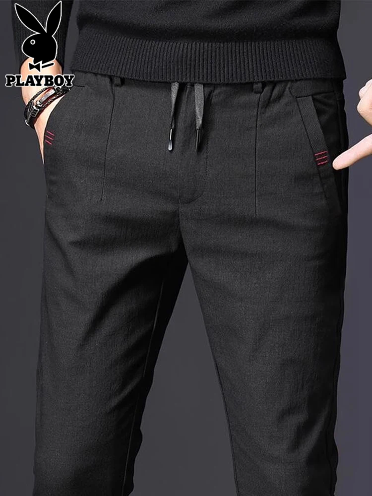 Bla Casual Pants for Men Straight Leg Spring Trendy Versatile Slim Fit Youthful Energy Sle Polyester Cotton Spandex
Bla Casual Pants for Men Straight Leg Spring Trendy Versatile Slim Fit Youthful Energy Sle Polyester Cotton Spandex