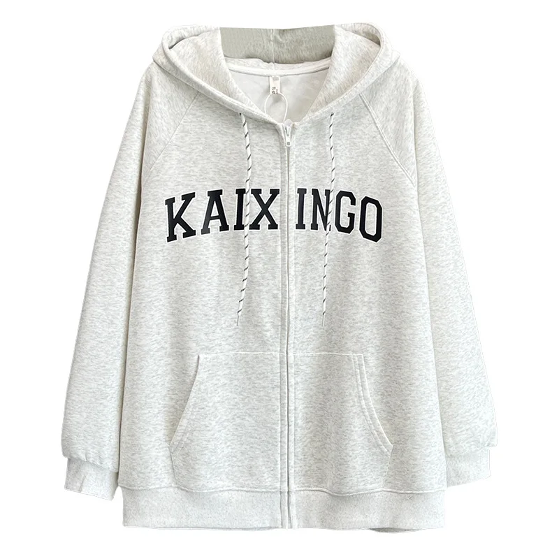 XXXXL Fashion Plus Size Women's Zipper Hoodies Oversized Autumn Simple And Casual Printed Letter Hooded Sweatshirt
XXXXL Fashion Plus Size Women's Zipper Hoodies Oversized Autumn Simple And Casual Printed Letter Hooded Sweatshirt