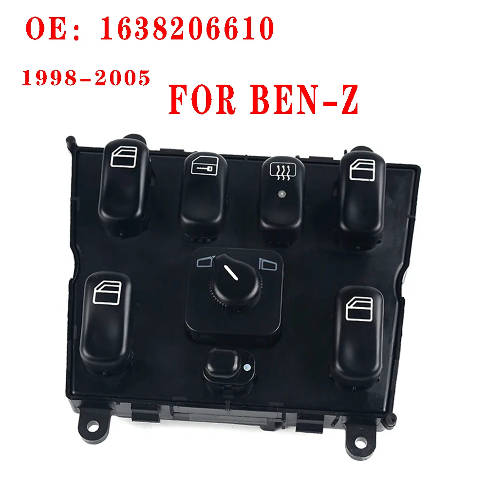 Window Switch Button For Ben-z New Auto Parts 1638206610 Electric Power Master ML W163 For Ben-z1998-2005
Window Switch Button For Ben-z New Auto Parts 1638206610 Electric Power Master ML W163 For Ben-z1998-2005