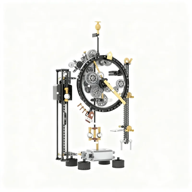 2111PCS MOC Technology Pendulum Clock Model Building Blocks Creative Assembly Display Home Decor Construction Gift Premium Shelf
2111PCS MOC Technology Pendulum Clock Model Building Blocks Creative Assembly Display Home Decor Construction Gift Premium Shelf