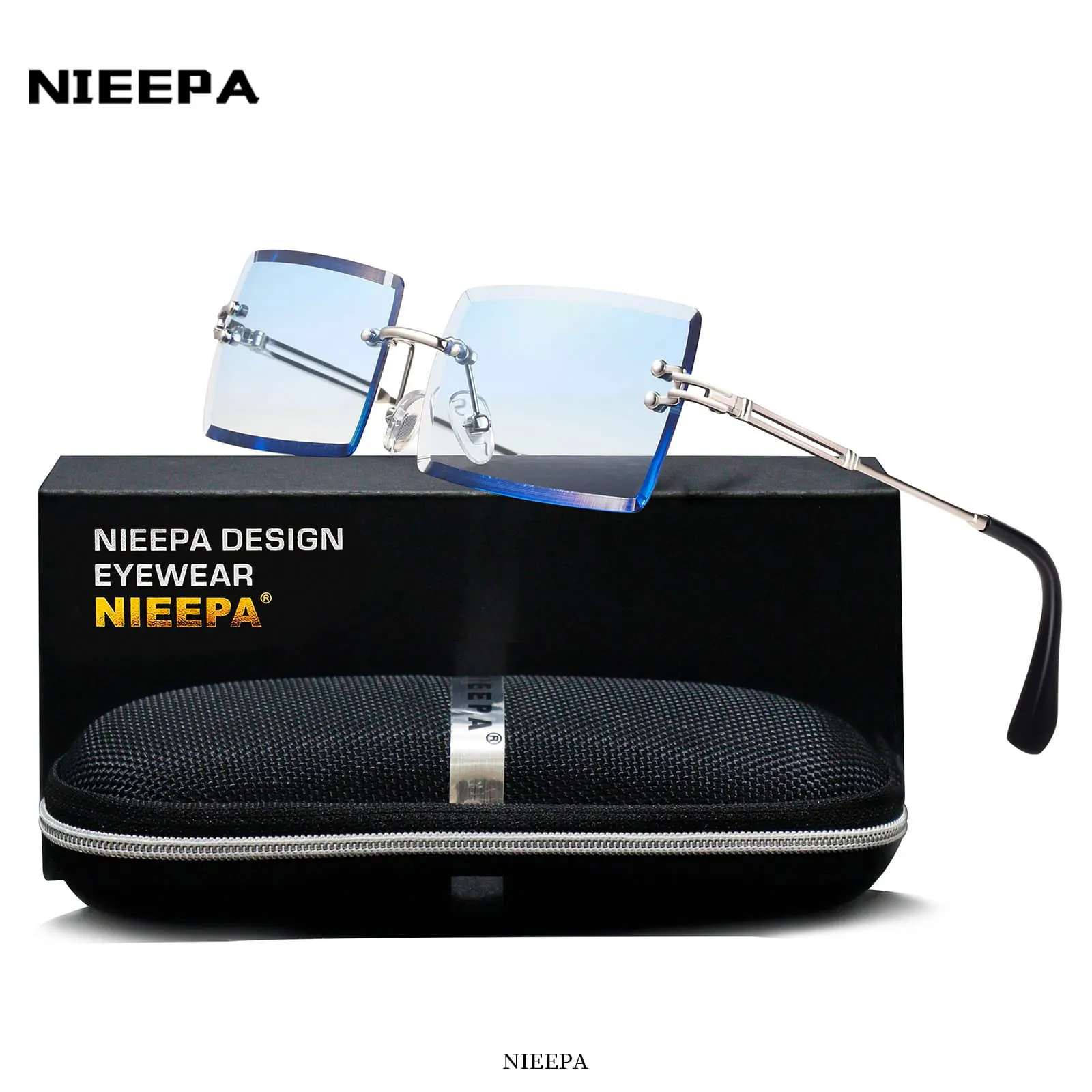 Vintage Fashion Sunglasses Female Rimless Rectangle Shades Gradient UV400 Summer Traveling Sun Glasses for Women
Vintage Fashion Sunglasses Female Rimless Rectangle Shades Gradient UV400 Summer Traveling Sun Glasses for Women