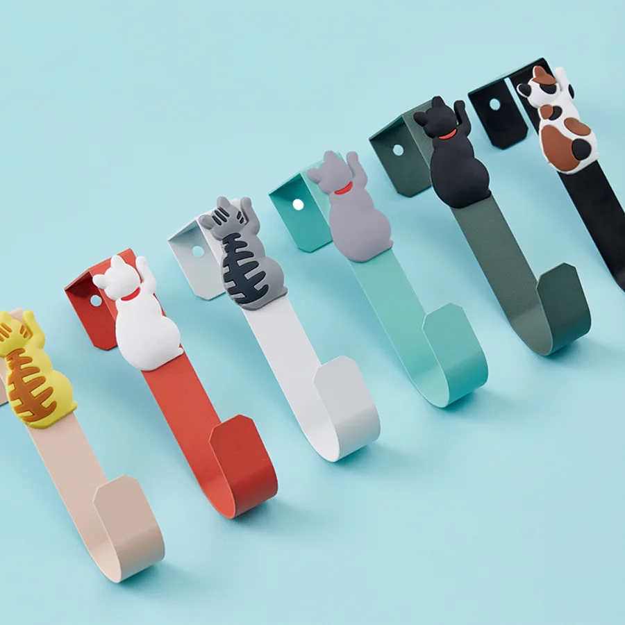 1PC Cute Cat Door Hook Nordic Punch-Free Hanger Over the Door Organizers Colorful Home Organization Key Hangers Hanging Storage
1PC Cute Cat Door Hook Nordic Punch-Free Hanger Over the Door Organizers Colorful Home Organization Key Hangers Hanging Storage