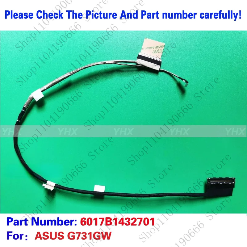 Notebook computer components New For ASUS G731GW FHD EDP CABLE 40PIN 6017B1432701.
Notebook computer components New For ASUS G731GW FHD EDP CABLE 40PIN 6017B1432701.
