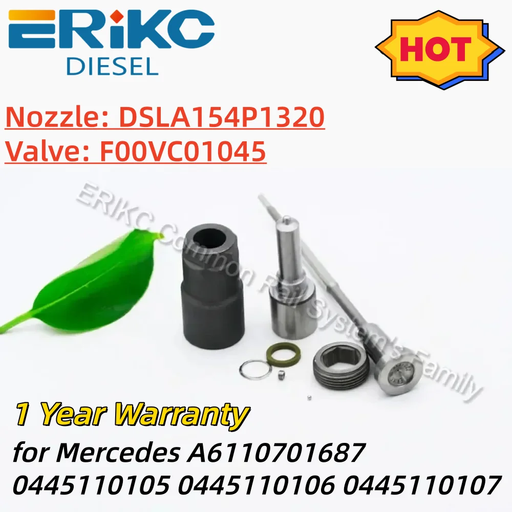 Ремкомплекты дизельных форсунок Сопло DSLA154P1320 Клапан F00VC01045 для Mercedes A6110701687 0445110105 0445110106 0445110107
Ремкомплекты дизельных форсунок Сопло DSLA154P1320 Клапан F00VC01045 для Mercedes A6110701687 0445110105 0445110106 0445110107