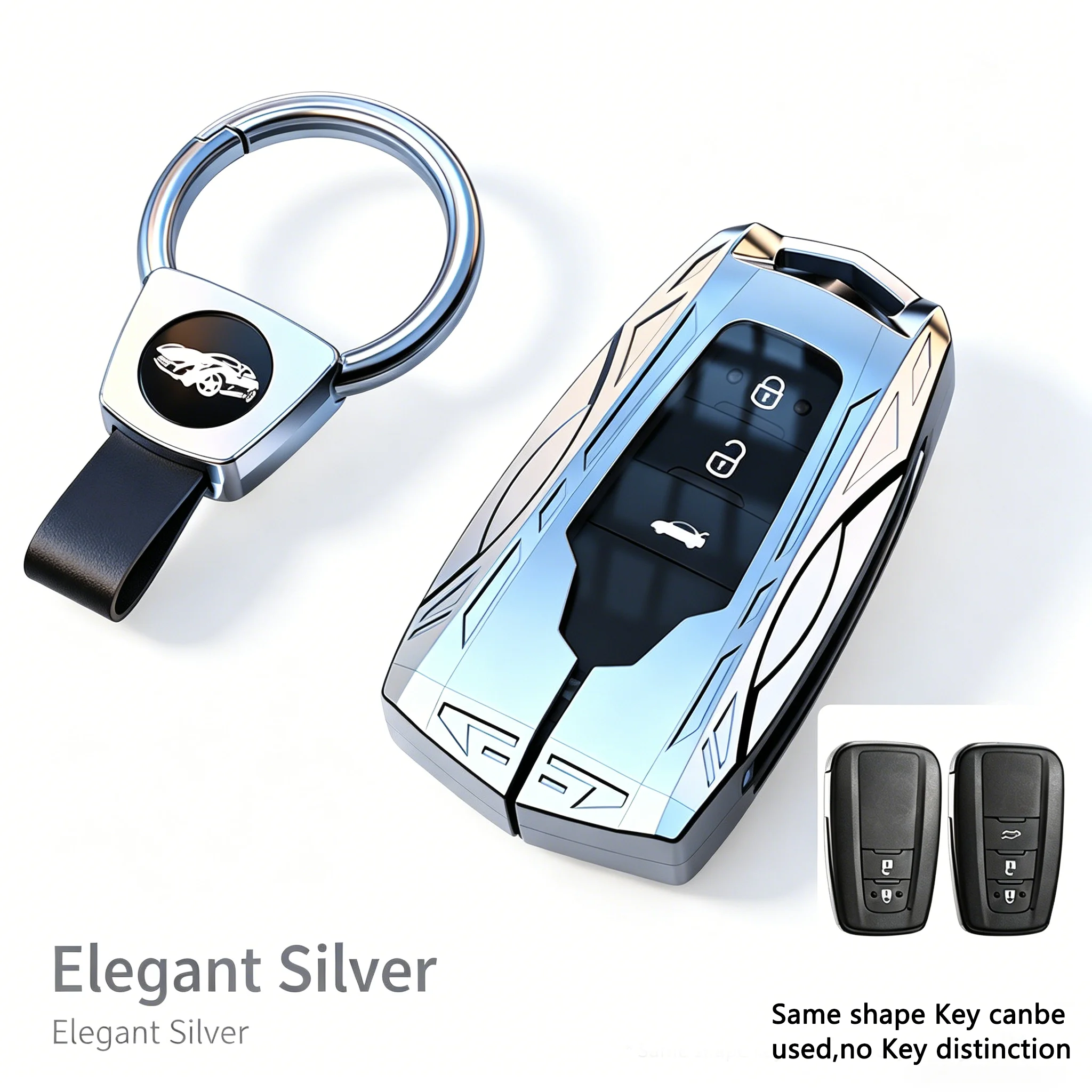 Zinc Alloy Key Fob Cover for Toyota Camry RAV4 Highlander Corolla Smart Remote Protector Case
Zinc Alloy Key Fob Cover for Toyota Camry RAV4 Highlander Corolla Smart Remote Protector Case